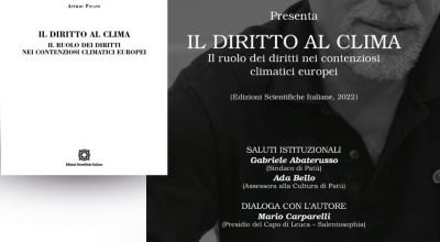 Presentazione del libro Il diritto al clima. Il ruolo dei diritti nei cont...