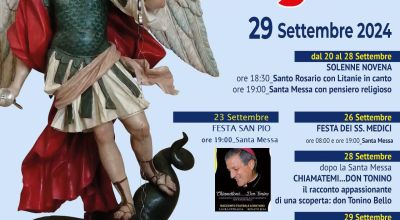 Solenni festeggiamenti San Michele Arcangelo