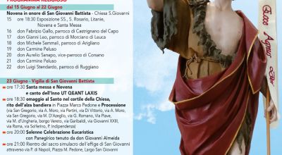 Solenni festeggiamenti San Giovanni Battista