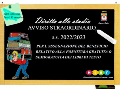 AVVISO STRAORDINARIO PER L’ASSEGNAZIONE DEL BENEFICIO RELATIVO ALLA FOR...