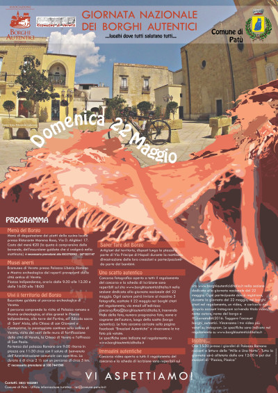 Giornata Nazionale dei Borghi Autentici d'Italia, il 22 maggio sarà un...