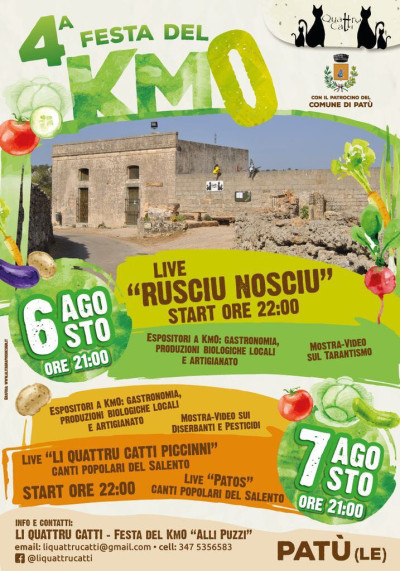 4° FESTA DEL KM 0 - DOMENICA 6 AGOSTO ORE 21,00