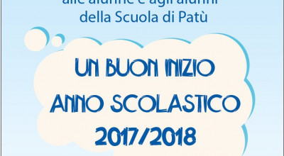 INIZIO ANNO SCOLASTICO 2017/2018