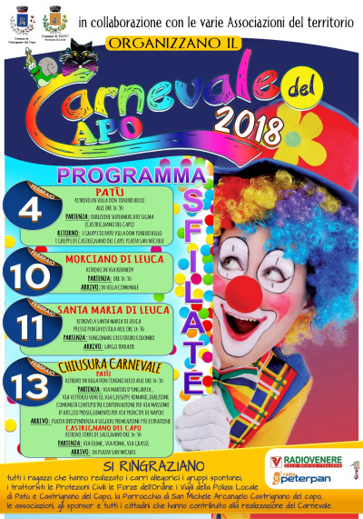 CARNEVALE DI PATU' edizione 2018