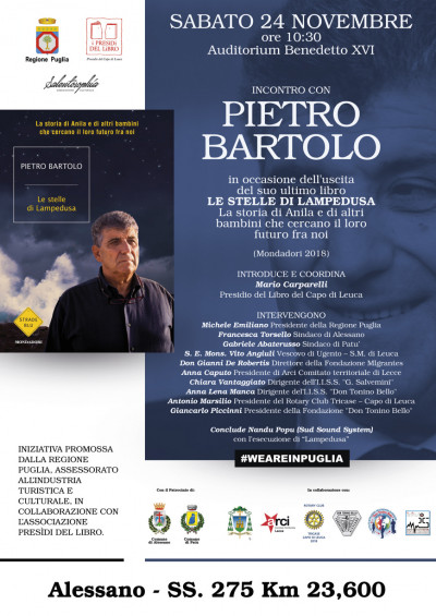 Presentazione del libro LE STELLE DI LAMPEDUSA di Pietro Bartolo