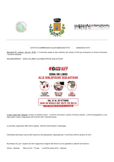 INIZIATIVA - IO LEGGO PERCHE'