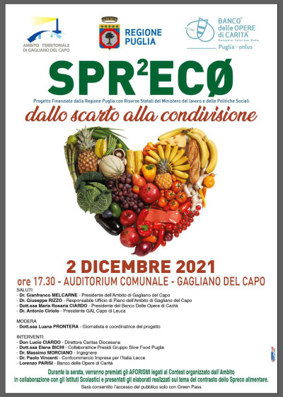 Progetto SPRECO dallo scarto alla condivisione