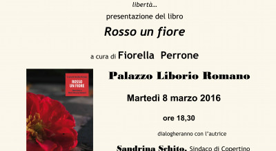 Presentazione del libro Rosso un fiore di Maria Rosaria Manieri