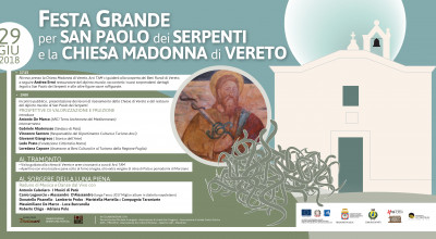 FESTA GRANDE per SAN PAOLO dei SERPENTI e la CHIESA MADONNA di VERETO