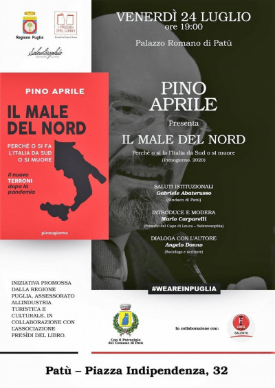 Presentazione del libro IL MALE DEL NORD di Pino Aprile