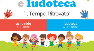 Open day asilo nido e ludoteca. Sabato 9 ottobre 2021