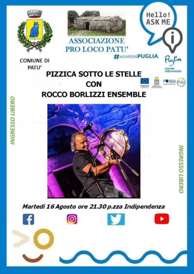 PIZZICA SOTTO LE STELLE con Rocco Borlizzi Ensemble