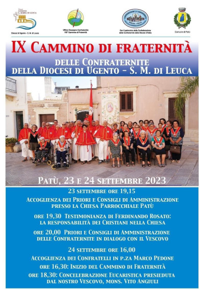 IX CAMMINO DI FRATERNITA' DELLE CONFRATERNITE DELLA DIOCESI DI UGENTO - S.M. ...