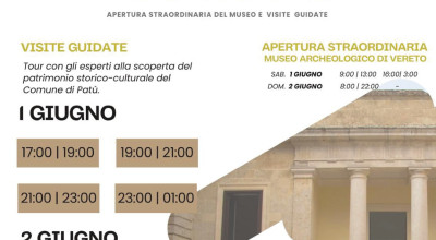 NOTTE DELLA CULTURA 1 e 2 GIUGNO  - APERTURA STRAORDINARIA DEL MUSEO E VISITE...