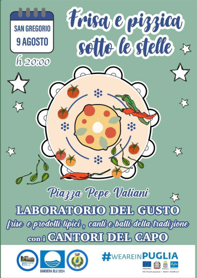 Frisa e pizza sotto le stelle - LABORATORIO DEL GUSTO