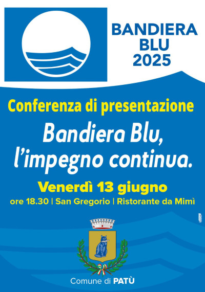 Conferenza di presentazione Bandiera Blu, l'impegno continua