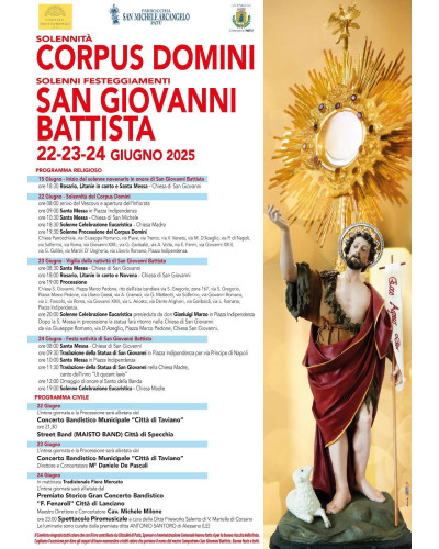 Solenni festeggiamenti San Giovanni Battista