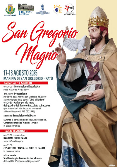 Solenni festeggiamenti San Gregorio Magno