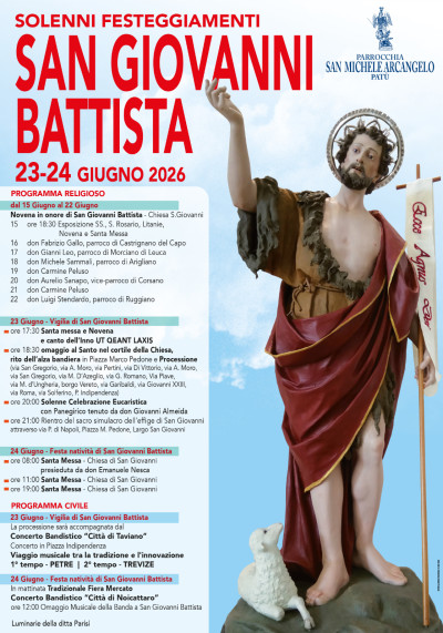 Solenni festeggiamenti San Giovanni Battista