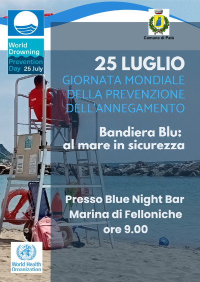 GIORNATA MONDIALE DELLA PREVENZIONE DELL'ANNEGAMENTO