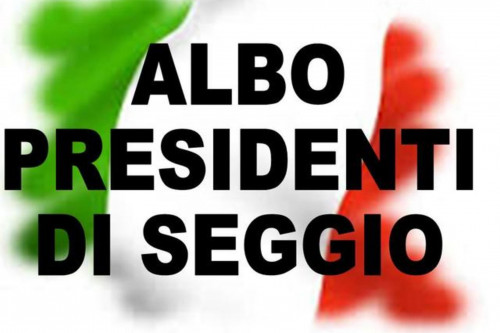 AGGIORNAMENTO ALBO DELLE PERSONE IDONEE ALL'UFFICIO DI PRESIDENTE DI SEGGIO E...