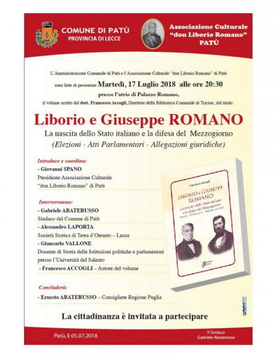 Presentazione del libro Liborio e Giuseppe ROMANO di Francesco AC...