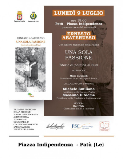 Presentazione del libro UNA SOLA PASSIONE di Ernesto Abaterusso