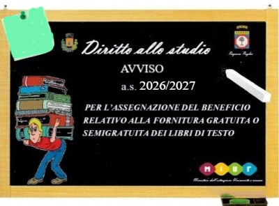 AVVISO PER L&rsquo;ASSEGNAZIONE DEL BENEFICIO RELATIVO ALLA FORNITURA GRATUIT...
