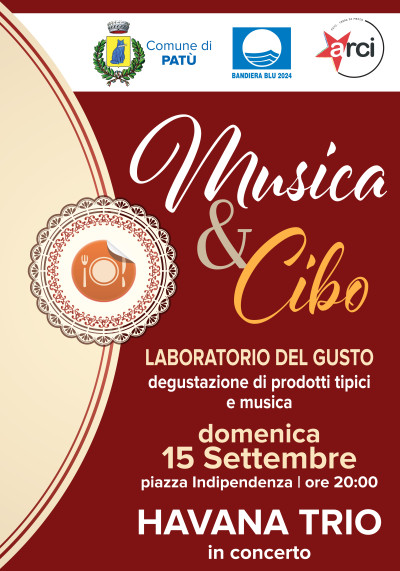 MUSICA & CIBO. LABORATORIO DEL GUSTO. Degustazione di prodotti tipici e m...