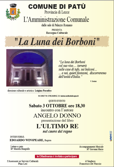 1° RASSEGNA CULTURALE “LA LUNA DEI BORBONI” QUINTO EVENTO