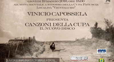 VINICIO CAPOSSELA PRESENTA CANZONI DELLA CUPA IL NUOVO DISCO